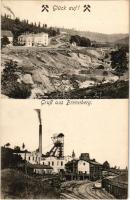 Sopron, Oedenburg; Brennberg, Brennbergbánya, iparvasút. J. Kraus kiadása