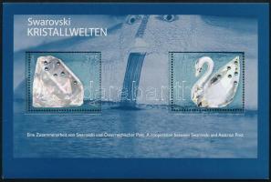 Swarovski Worlds of Crystal exhibition block in case, Swarovski Kristályvilágok kiállítás blokk dísztokban