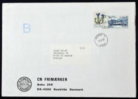 Külföldi futott levelek, közte szép / olvasható bélyegzések