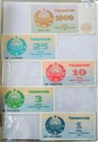 66db-os külföldi, főleg posztszovjet országokból származó bankjegytétel, mappában T:vegyes
66pcs fo...