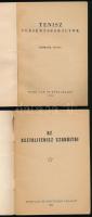 Tenisz versenyszabályok. Bp., 1951, Sport Lap- és Könyvkiadó. Kiadói tűzött papírkötés, kissé viselt...