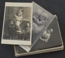 Kb. 120 db főleg RÉGI motívum képeslap vegyes minőségben: szobrok, festmények, művészet / Cca. 120 pre-1945 motive postcards in mixed quality: sculptures, art, paintings