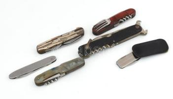 6 darab érdekes bicska, klf méretben