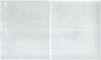 14db "NUMIS" kettes és hármas osztású bankjegyberakó lap használt, szép állapotban