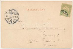 1904 Kézdivásárhely, Targu Secuiesc; polgári fiúiskola, leány árvaház. J.M.N. kiadása / boy school, ...