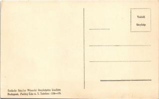 Balatonszemes, Artner (később Gortvay) villa. Homlokzatán a Rakovszky és Artner címerekkel. Székely ...