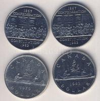 Kanada 1979-1982. 2$ össz. 4 klf db T:BU,1,2