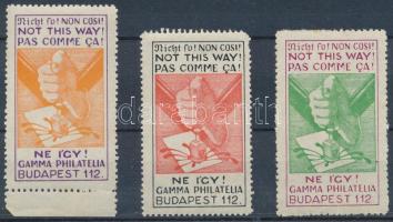 Gamma Philatelia 3 klf levélzáró