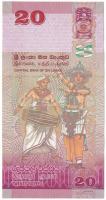 Srí Lanka 2015. 20R T:AU Sri Lanka 2015. 20 Rupees C:AU Krause P#123c