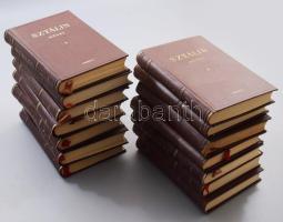 I. V. Sztálin művei 1-13. + Plusz egy 9 kötettel. Bp., 1949-1952, Szikra. Kiadói egészvászon-kötések, kissé kopott borítókkal, a plusz kötet volt könyvtári példány. Egyben ritka!