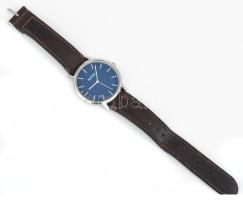 Nixon kvarc karóra. Szép számlappal, működő, jó állapotban, elemmel d: 40 mm Bőr szíjjal