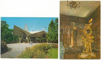 43 db MODERN színes magyar város képeslap, Képzőművészeti Alap