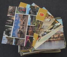 Kb. 200 db MODERN európai város képeslap, vegyes minőségben