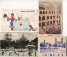 Debrecen - 17 db régi és modern magyar képeslap vegyes minőségben