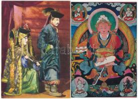 Kb. 25 db MODERN Mongólia képeslap