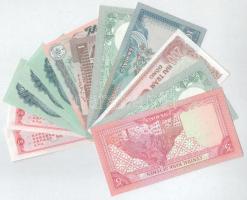 12db-os vegyes bankjegy tétel, benne Jemen, Kína, Vietnám, stb. bankjegyek T:UNC-AU
12pcs mixed ban...