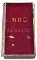 Belgium ~1900. "A Koronarend Bátorsági Medálja, I. osztály" aranyozott kitüntetés eredeti ...