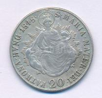 1848B 20kr Ag "V. Ferdinánd" T:VF Hungary 1848B 20 Kreuzer Ag "Ferdinand V" C:VF Huszár: 2081., Unger III.: 1419.