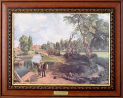 2 db dekoratív képkeret, nyomatokkal Belső méret 30x40 cm