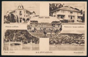 1941 Cenzúrázott képeslap Romániába "BALATONALMÁDI" - Karasova