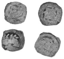 Ausztria ~1200. Friesachi Denár Ag (4x) (0,85g + 0,83g + 0,73g + 0,72g) T:VF Austria ~1200. Friesach Denar Ag (4x) (0,85g + 0,83g + 0,73g + 0,72g) C:VF