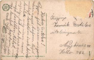 Budapest VI. Vilmos Császár út (ma Bajcsy-Zsilinszky út) és Károly körút, 43-as villamos, Anker palo...