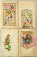 Kb. 198 db RÉGI és MODERN képeslap Zwack Unicumos iratrendezőben, város és motívum lapok vegyesen / Cca. 198 pre-1945 and modern postcards in an album, town-view and motive cards mixed