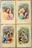 Kb. 198 db RÉGI és MODERN képeslap Zwack Unicumos iratrendezőben, város és motívum lapok vegyesen / ...