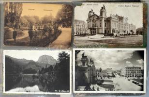 Kb. 198 db RÉGI és MODERN képeslap Zwack Unicumos iratrendezőben, város és motívum lapok vegyesen / ...