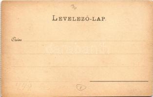 Budapest XI. Gellérthegy, Citadella, gőzhajó, Erzsébet híd és a Szent Gellért szobor még nincs megép...