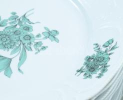 12+12 db Rosenthal Classic Rose tányérkészlet, Mély és lapos tányérok. Matricás,jelzett, hibátlan