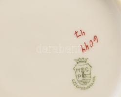 6 db süteményes tányérka. Matricás, jelzett, hibátlan d: 16 cm