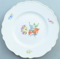 Meisseni Kézzel festett, jelzett,hibátlan d: 27 cm