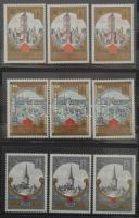 Szovjetunió sport és olimpia 2-3 példányos gyűjtemény sok feláras sorral, blokkal 2 db 10 lapos köze...