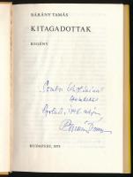 Bárány Tamás: Kitagadottak. (Dedikált!) Bp., 1975, Kozmosz Könyvek. Első kiadás. Kiadói egészvászon-...
