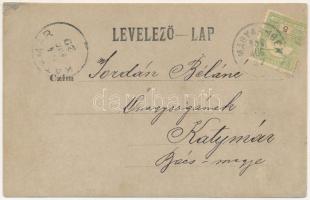 1904 Magyarigen, Ighiu; utca, állami iskola, községháza / street, school, town hall (r)