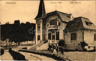 1917 Karánsebes, Caransebes; Bordan Villa. Johann Balc kiadása