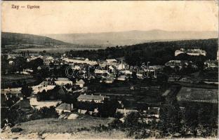 1909 Zayugróc, Ugrócváralja, Uhrovec; Gróf Zay kastély. Katscher Károly kiadása / castle (fa)