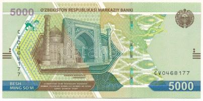 Üzbegisztán 2021. 5000S T:AU Uzbekistan 2021. 5000 So'm C:AU Ref.:The Banknote Book:TBB#218