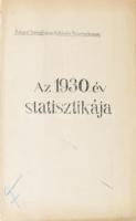 1930 Budapest Székesfővárosi Közlekedési Rt. Az 1930. év statisztikája 45 p. Stencilezett kiadvány rengeteg közlekedési adattal. (vágányhossz, létszám, balesetek száma, stb.,) jó állapotban.