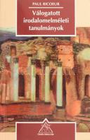 Paul Ricoeur: Válogatott irodalomelméleti tanulmányok. Vál., szerk., és az utószót írta: Szegedy-Maszák Mihály. Bp.,1999,Osiris. Kiadói papírkötés.