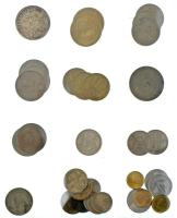 35db-os vegyes magyar forint fémpénz tétel, közte 1947. 5Ft Ag és 1992. 200Ft Ag T:AU-F