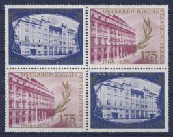 Ausztria 1979 175 éves az osztrák Állami Nyomda levélzáró négyestömb (2 pár)