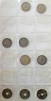 1926-1944. Kisalakú berakó, benne 44db-os rendezett pengő és pengő-fillér gyűjtemény, több névértékb...