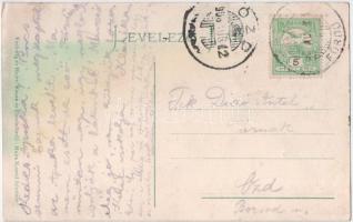 Bártfafürdő, Bardejovské Kúpele, Bardiov, Bardejov; látkép. Eschwig és Hajts kiadása, Hajts Kornél f...