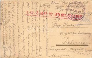 1917 Rattenjäger im Schützengraben / WWI German military, rat hunters in the trenches (EK)