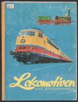 Gerald Rotter: Lokomotiven und Eisenbahnen. Illustriert von Werner Schicke und Ernst Scholz. Plochingen, 1968, Herba-Verlag. Fekete-fehér és színes illusztrációkkal, közte beragasztott gyűjtőképekkel. Német nyelven. Kiadói félvászon-kötés, kopottas borítóval, szétváló fűzéssel, a lapok többsége kijár.