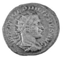 Római Birodalom / Róma / I. Philippus 245. Antoninianus Ag (2,92g) T:XF Roman Empire / Rome / Philip I 245. Antoninianus Ag "IMP M IVL PHILIPPVS AVG / LIBERALITAS AVGG II" Liberalitas standing left, holding abacus and cornucopiae (2,92g) C:XF RIC IV 38b