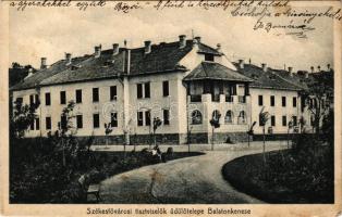 1926 Balatonkenese, Székesfővárosi tisztviselők üdülőtelepe. Pfeifer felvétele (fl)
