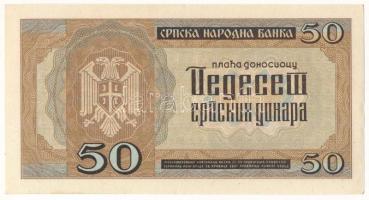 Szerbia / Német megszállás 1942. 50D "C.1248 259" T:AU
Serbia / German Occupation 1942. 5...